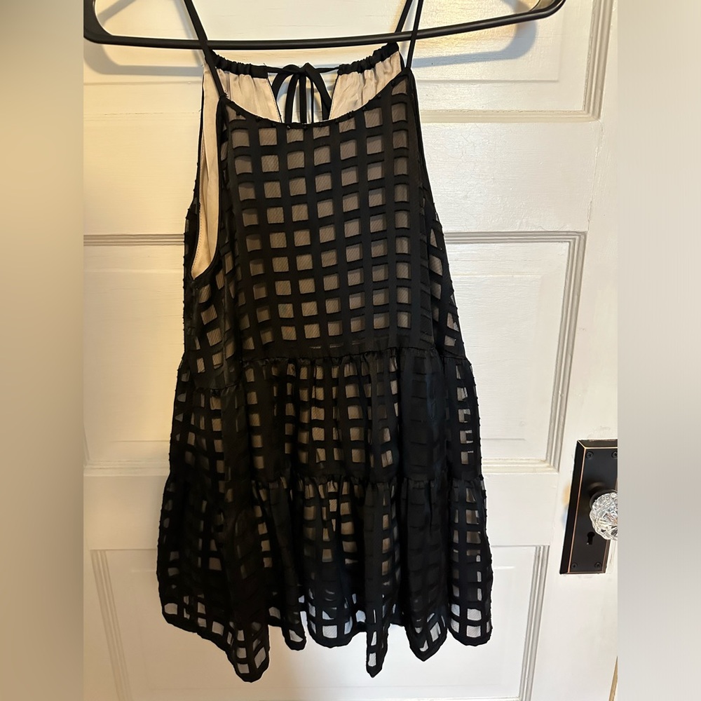 Anthropologie Black Top